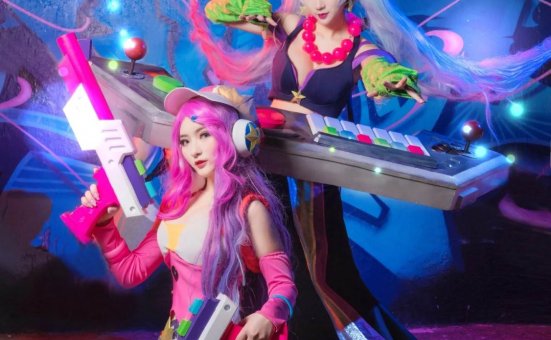 LOL性感诱惑女枪cosplay图片