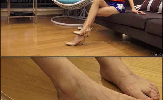 [唐韵视频] VX0041 静儿金高跟美足[mp4/246M]