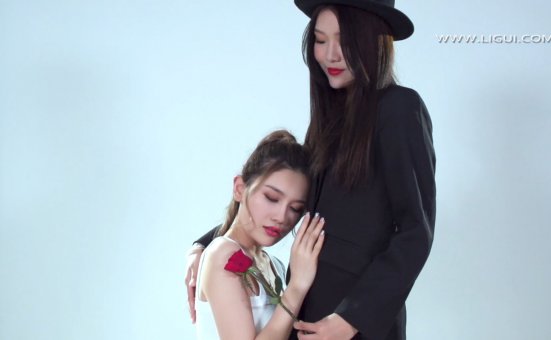 [Ligui丽柜]HD视频 2022.02.11 双生花-情人之吻 甜甜&钟情[1V／934MB]