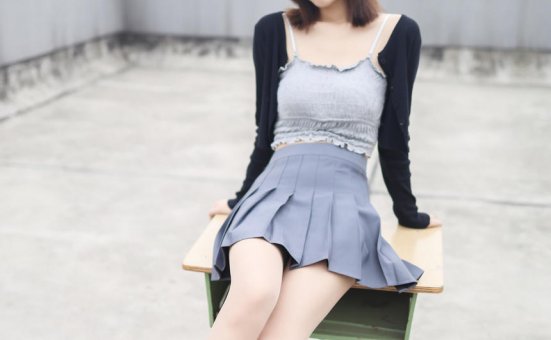 丝慕写真 SM288 米朵 《天台玩丝两姐妹》