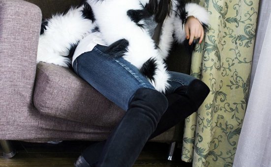 [TGOD推女神]2015.03.05 皮草VS白衬衣 可爱女神佩佩Cassie [57+1P／280M]