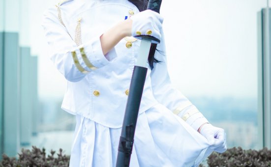 兔玩映画 五更百鬼 碧蓝航线 高雄(白) [10P-132MB]