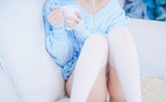 Tina很妖孽呀 – 蓝色秋冬毛衣 [27P-168MB]