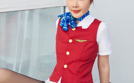 [妖精社] 2020.06.26 T2017 《美琪老师傅-空姐》 [38/251M]