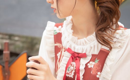 [MSLASS梦丝女神] 2019.10.27 玥玥《白色洛丽塔》[71P-459MB]