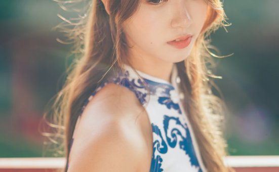 黑川 NO.056 青花旗袍[33P-318MB]