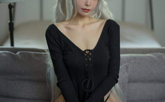 樱岛嗷 – NO.09 黑猫针织衫连体衣 [57P+1V-704MB]