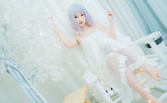 [喵糖映画] VOL.411 白纱裙[38P-596MB]