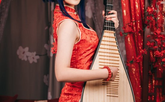 许枳 – NO.02 陈的红色旗袍 [26P-283MB]