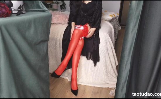 安乔乔 NO.035 睡衣红丝 [1V+1.31G]