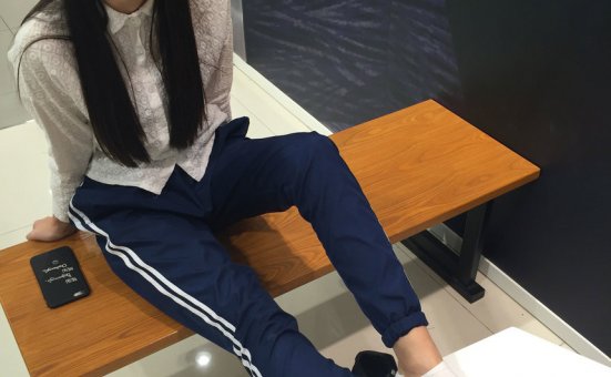 [YJ街拍]001 商场帆布鞋棉袜[26P-26MB]