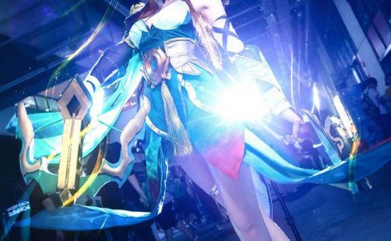 王者荣耀虞姬森之风灵cosplay图片