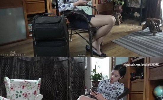 [K&M]丝足视频 空乘单鞋肉丝 [MP4-703MB]