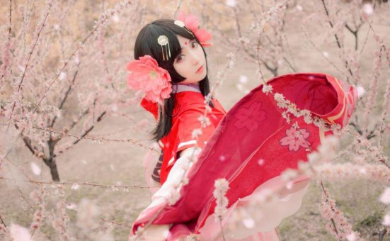阴阳师樱花妖cosplay写真图片