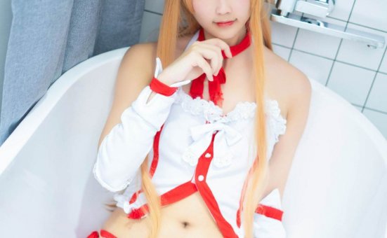 cos美女刀剑神域亚丝娜cosplay性感图片