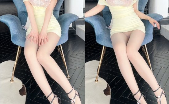 朱可儿性感淡黄色连夜短裙拍摄花絮 [70+1V-2.75G]