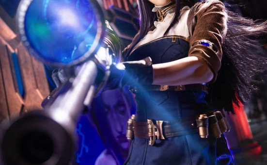 Hane Ame 雨波_沙福林 – 24年12月订阅 英雄联盟 凱特琳 [28P+2V-322MB]