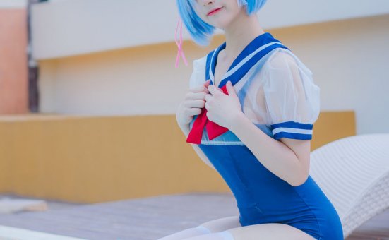 幼愛Youmeko – 蕾姆泳装[18P-49.5M]