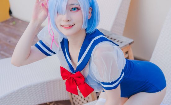 幼愛Youmeko –  蕾姆泳装 [18P-49MB]