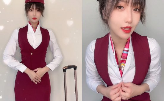 MissWarmJ – 空姐制服 [1V-1.39G]