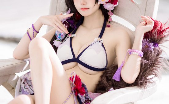 九柒喵 – 狐坂若藻水着 [23P-167MB]