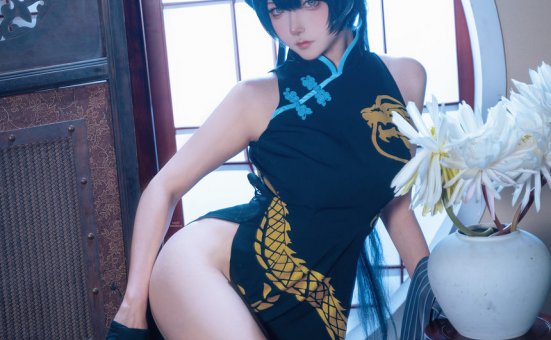 Seya-狮砸 –  蔚蓝档案 妃咲 旗袍[12P-138.2M]