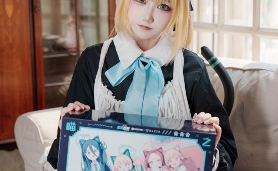 lunananya-蔚蓝档案-才羽绿女仆装[28P-202MB]