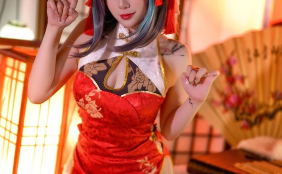 Zyra秋-碧蓝航线-柴郡新春旗袍[20P-167MB]