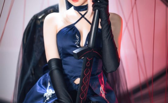 焖焖碳-FGO-黑Saber三破礼服[30P-182MB]