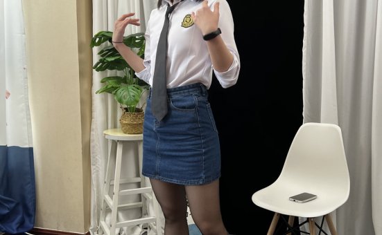 三禾摄影 No.048 牛仔裙 黑丝 高跟 [232P1V-2.74GB]