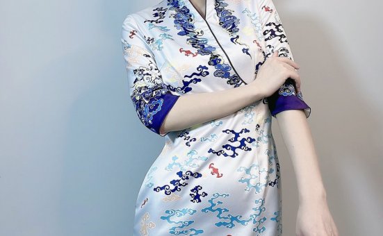 鹿八岁baby – 海航中式旗袍空姐[28P+1V-1.36G]